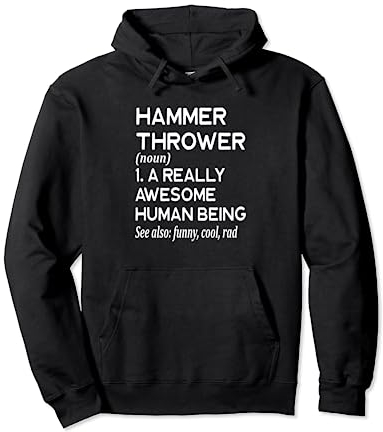 Hammerwurfwerfer Definition lustig Pullover Hoodie