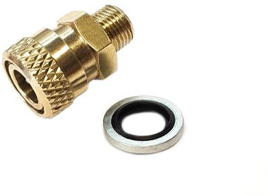 1/8 Inch BSP Quick Release Female Coupler Fittings Used on Charging Adapter Kit for Air Rifles PCP + Bonded Washer