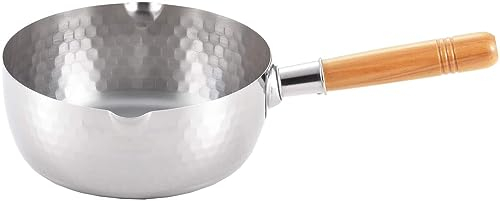 Casserole japonaise Yukihira en acier inoxydable 18 cm, 1,7 l, fabriquée au Japon (1)