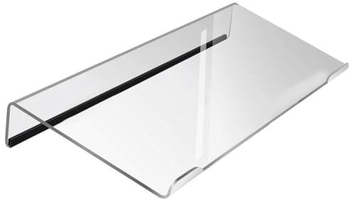 Osmond 1 Pcs Computer Keyboard Stand Acrylic Keyboard Riser Tilt for Desktop Ergonomic Keyboard Holder for Office Home School