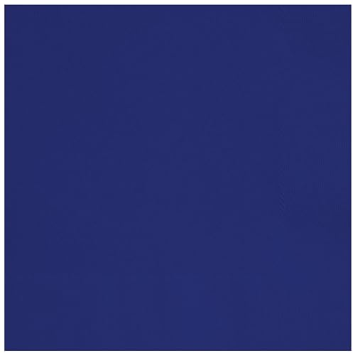 Unique 81051 - Serviettes en Papier - 13cm - Couleur Bleu Marine, Paquet de 20 (Lot de 1)