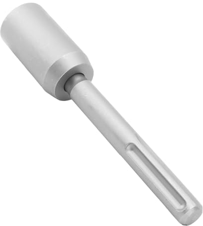 Erdnageleintreiber, Eintreiber SDS-MAX T-Pfostentreiber zum Einstecken von Tiefenerder Erder Erdung Staberder T Post Driver Bit SDS Hammer Bit 5-Gruben-Schaft (30 mm)