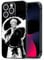 HWLHJJ JJK Satoru Gojo Cool Exclusive Manga Mobile Phone Case Made of Silicone, Anime Protective Case with Black Frame for iPhone 14 Pro
