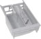 FIGEVIDA Cassetto Detersivo lavatrice adatto a Whirlpool 481241868381
