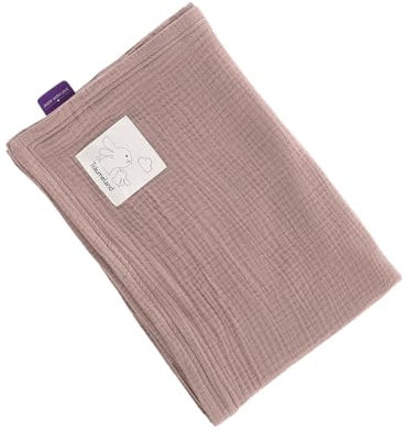 TRÄUMELAND Musselin-Babydecke – Vielseitige Babydecke – Kuschelige Decke für das ganze Jahr – perfekt als Unterlage, Sonnenschutz oder Kuscheldecke