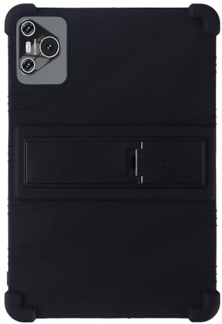 INSOLKIDON Compatibile con Dghrti TAB 30 10-inch Tablet Custodia protettiva in Silicone Cover con Funzione di Supporto (Black)