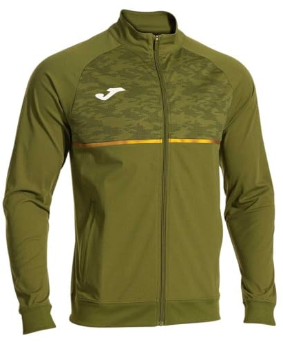 Joma Herren-Sportjacke mit langen Ärmeln, XS-3XL, atmungsaktiv, mit Seitentaschen, ideal zum Laufen und Trainieren, Record III