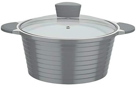 GSW Bolero Kochtopf, Gusseisen, Grey/Clear, 16cm