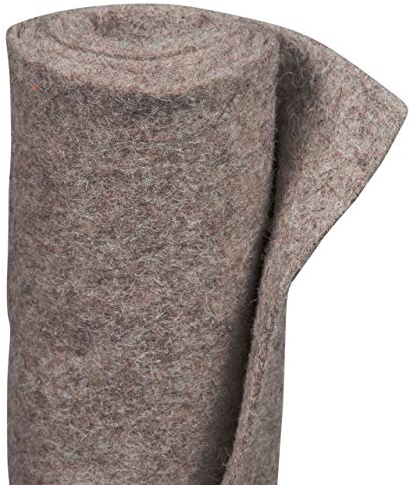 AFP Schafwollmatte Winterschutz Pflanzen, Stein, 50 x 150 cm/reines Naturmaterial/Stammschutz Bäume/Frostschutz Kübelpflanzen/Deko / 2 Jutesäckchen gratis