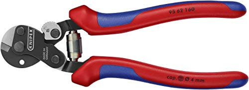 KNIPEX Outils - Coupe-câble métallique, multi-composants (9562160), 15,2 cm, avec verrou et ressort
