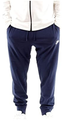 Nike Herren Sport Trousers M NSW Club JGGR JSY, Midnight Navy/(White), XS, BV2762