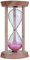 Sanduhr aus Holz, 3 Minuten, Zahnputz-Timer für Kinder, Ornament, Geschenk für Kinder (Rosa)