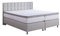 AUKONA Boxspringbett Roman 120x200, Farbe wählen und ändern, 7 Zonen Taschenfederkern-Matratze, H2 H3 H4, Komfortschaum-Topper, Lieferung und Aufbau kostenlos