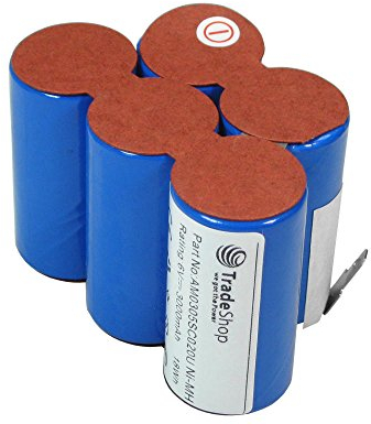 Trade-Shop Premium Ni-MH Akku 6V / 3000mAh Ersatz für ULO BOX Saft 123768 93230 5 VYRR VYRR 6 Sachs Mofa Mokick KKR (Reparatursatz, Reparaturkit, Selbsteinbau)