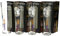 Strongbow Pint-Gläser, geprägt, Motiv: Carnevil Halloween, weißes Gesicht, limitierte Halloween-Edition, Zuhause, Bar, Pub, Strongbow Pint-Gläser, 590 ml, 4 Stück
