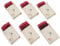 30pcs JINHAO Ink Cartridges Fountain Pen Refills for JINHAO and Baoer Pen Standard Size (Red)
