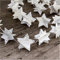 4 Stück Sterngirlande Buchseiten Buchgirlande Zeitung Wimpelkette Party Urlaub Weihnachten Kinderzimmer Strang Banner Hochzeit Girlanden Dekoration (weiß)