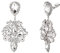 Clearine Ohrclips Art Deco Marquise Teardrop Strass Kristall Stetement Clip-on Dangle Ohrringe für Damen Klar Silber-Ton