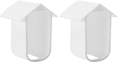 PALUMMA 2 x Silikon-Schutzhülle für Eufy Kamera-Abdeckung, kratzfeste Schutzhülle für Eufy C2 Mible Smart Überwachungskamera-Zubehör (weiß), weiß, Kamera-Abdeckung