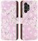 32nd Floral Series 2.0 - Design PU Leather Book Wallet Case Cover for Samsung Galaxy A13 4G (2022) & A04S (2022), Designer Flower Pattern Wallet Style Flip Case With Card Slots - Cherry Blossom