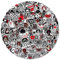 200pc Gothic Skull Stickers - Dark Red Punk, Cool Vinyl Graffiti for Skateboards, Laptops, Luggage - Teens & Adults
