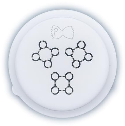 Pastidea - Matrize aus POM Cinque Cerchi kompatibel mit Philips Pastamaker Avance und Serie 7000