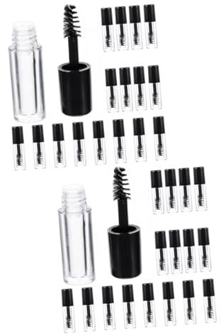 minkissy 40pezzi Tubetti Per Mascara Ricaricabili Contenitori Cosmetici Trasparenti Per Per e