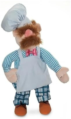ZLZYPLEB The Muppet Show Swedish Chef Plush Toy Doll 50cm