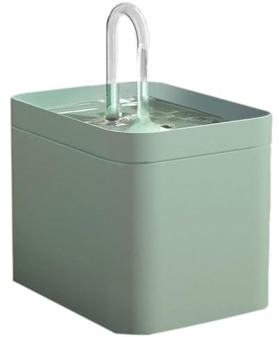 Katzenbrunnen, 1,5L Katzen Trinkspender, Silent Katzentrinkbrunnen, Katzen Trinknapf, Katzen Trinkbrunnen Wasserhahn, Automatischer USB Haustier Trinkbrunnen für Katze, Kleine Hunde, Welpe