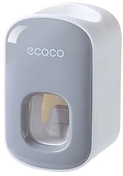 Automatic Toothpaste Dispenser,Waterproof Dust Free Wall-Mounted Toothpaste Squeezer,Toothpaste Holder Bathroom Accessories,Automatic Toothpaste Dispenser for Bathroom,Washroom (Grey)