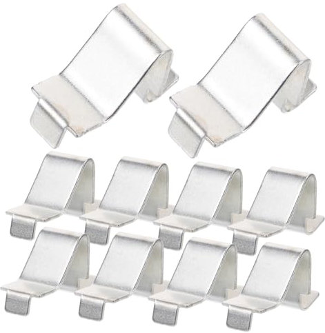 Garneck 12pcs Heavy Duty Cabinet Shelf Clips Metal Support Brackets for Filing Cabinets Durable Shelving Clips for Bookcase and Office Storage Easy to Install Sturdy Structure