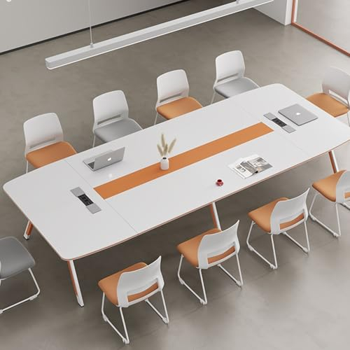 Großer Konferenztisch, 399,8 cm lang, Besprechungstisch für 1216 Personen, Business-Tische für Seminar, Training, Büro, nur Tisch
