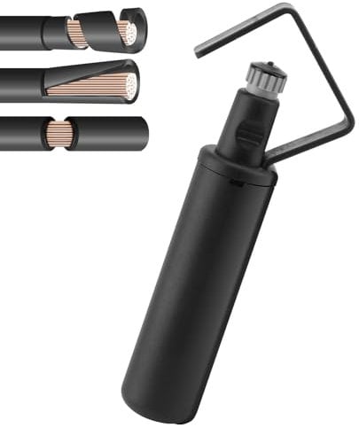 WODHMIEY Wire Stripper Tool with 3 Cutting Modes, Adjustable Cable Clamp, Tool Steel Blade, for Wire Stripping and Cutting, Compact and Easy to Use, Ideal for 0.75-1.57in/19-40mm Cables