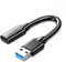 Beimus Cable adaptador USB 3.2 macho a tipo C hembra, soporta transferencia de datos de 10 Gbps y carga para carga de PC y portátil