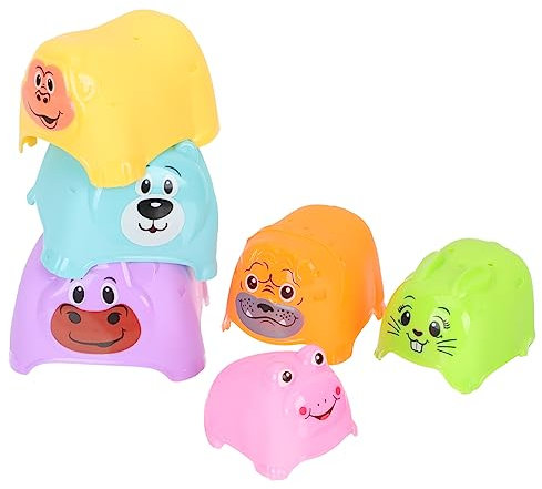Vaguelly Set Tazze Impilabili per 1-3 Anni Giocattoli Creativi in Educativi e Divertenti per e