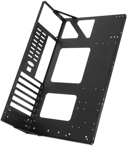 Warmhm ATX Motherboard Halterung aus Stahl Verstärkter Offener Rahmen Hitzebeständig Rostfrei Langlebig Kompatibel mit Standard PC Komponenten für Mining Gaming und DIY PC BAU