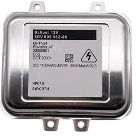 Ballast Xenon Compatible avec Porsche Cayenne D3s Ballast Xénon pour Phares 5dv00993200