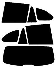 PSSC Pre Cut Rear Car Window Films for BMW X1 2015-Current 5% Very Dark Limo Tint