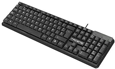 Tacens Anima AK0ES, Teclado Membrana Profesional, Optimizado, Layout Español