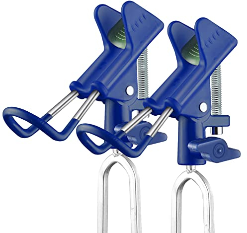 Rutenhalter für Bankangeln, 2 Packungen, Angelrutenhalter, Boden, Angelrutenständer, Angelrutenhalter für Strand