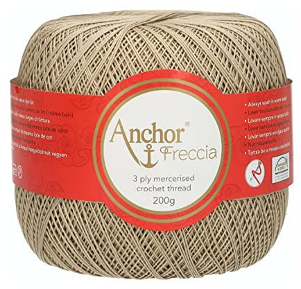 Anchor 4769012-00831 Häkelgarne, 100% Baumwolle, 831, Stärke 12, 265 gramm
