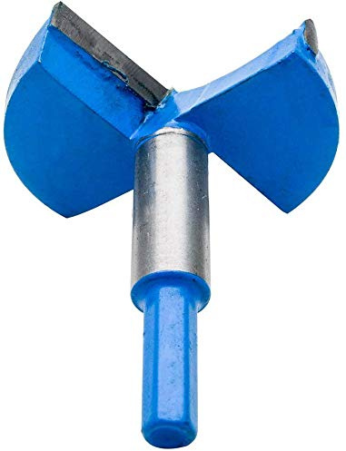 TOOLDO Lochsägen-Bohrer, 1 Stück, Holzbohrer, 70 mm, Hartlegierung, Zylinderschaft, Spirale, Speerspitze, 2 Fluten, Unbeschichtet, Optimiert für Holzbohrungen bei einem 60-Grad-Winkel