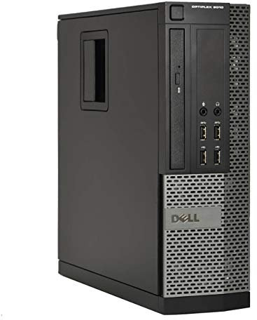 Dell Optiplex 9010 - Ordenador de sobremesa (Intel Core i5-3470, 8GB de RAM, Disco SSD de 120GB, WiFi, Lector DVD, Windows 10 Pro ES 64) - Negro (Reacondicionado)