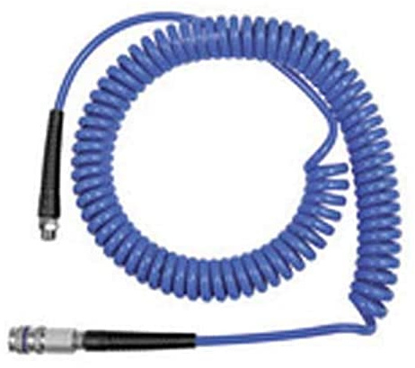 RIEGLER SP12300PUSSK Spiralschlauch-Stahlkupplung-Set, PU, 10 bar, 12mm x 8mm Schlauch, 3m Länge