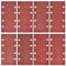 40 Pcs Sanding Sheets(95 x 185 mm),Sanding Paper Hook Loop Sand Sheet Punched 8 Holes Grits 40/60/ 80/120/180/240/320/400,Fit Orbital Rectangular Sander