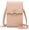 Katech Handytasche Zum Umhängen, Kleine Umhängetasche Damen Für Smartphone Unter 6,7 Zoll, Kleine Tasche Damen, Schultertasche Damen PU Leder, Handtasche Damen Klein Für Schlüssel, Geld, Rosa