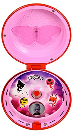 BANDAI Miraculous Ladybug Yoyo Communicator, Accesorios de Mariquita, teléfono de Juguete para Juegos de rol, Miraculous: Tales of Ladybug y Cat Noir Juguetes para niños para Juegos de Vestir, Regalo