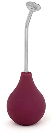 Floralo e. K. Ballbrause zum Begießen Ihrer Pflanzen (250 ml Fassungsvermögen, Rohrlänge 16 cm, Brombeer)