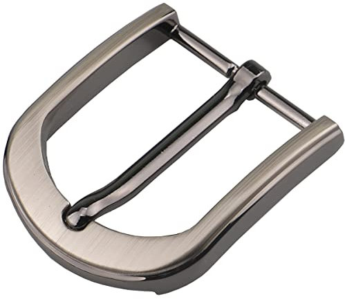 McFanBe Gürtelschnalle 28mm bis 38mm Single Prong Square Gürtelschnallen für Frauen Männer Ersatz Ledergürtel (40mm, Schnalle8)
