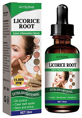 Gesichtsessenzöl | Süßholzwurzel-Essenzöl für die Gesichtspflege - 30 ml Nourishing and Brightening Skin Hydrating Protection für strahlende, strahlende Haut Hongjingda